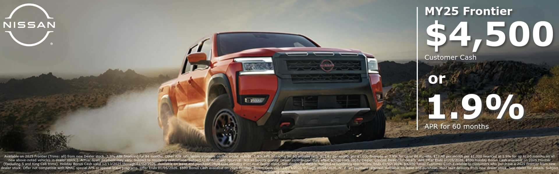 MY25 Frontier